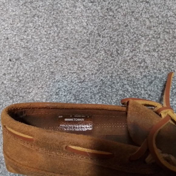 Minnetonka Double Bottom Softsole Mocassins Men's size 7 - Picture 6 of 6